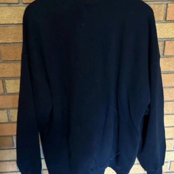 Vintage Reebok 90’s Pullover Crewneck Sweatshirt Blue Embroidered Logo Size XL - Picture 5 of 5